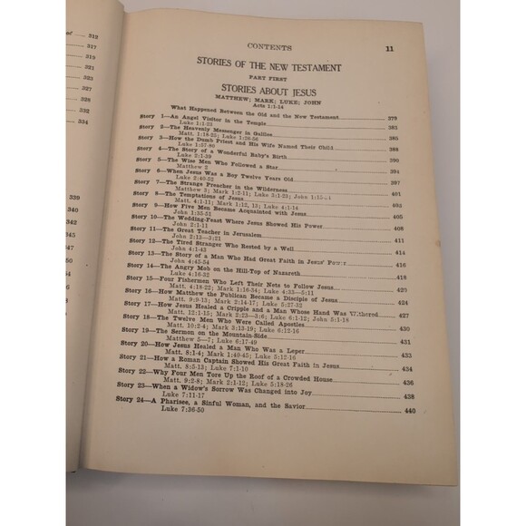 Vintage 1927 Egermeier’s Bible Story Book Illustrated Leatherette Hardcover Rare - Picture 12 of 16